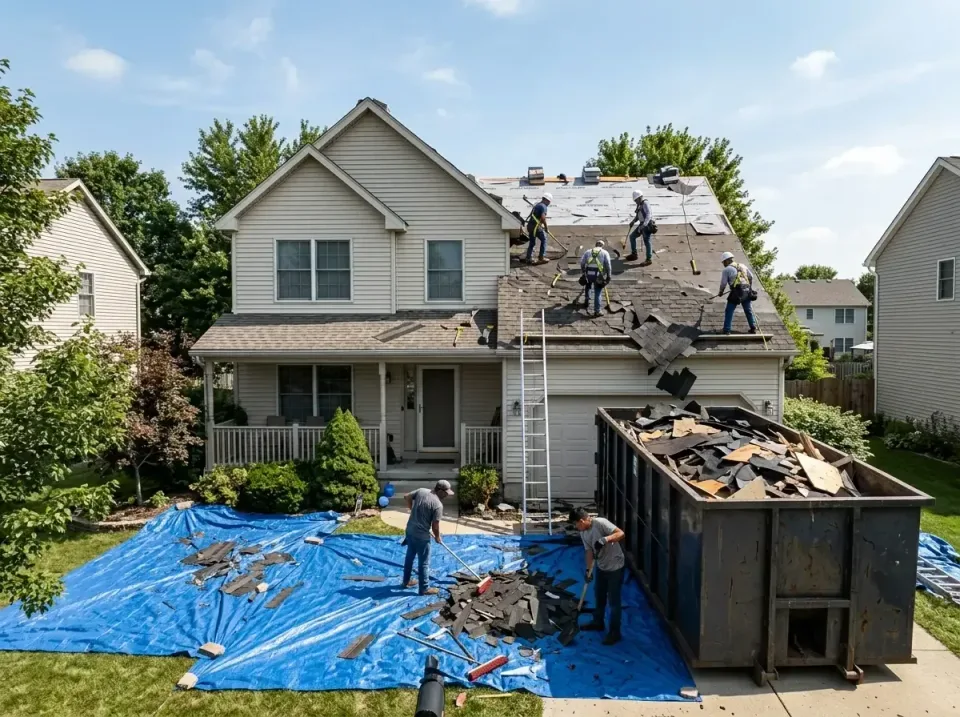 roof-replacement-debris-remova-004 — frequently asked questions, Cheapest Dumpster Rentals in Homer Glen, IL
